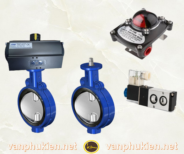 Cấu tạo van bướm điều khiển khí nén