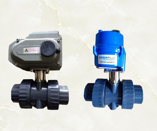 Van bi nhựa đóng mở bằng điện