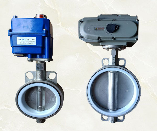 Van bướm điện inox