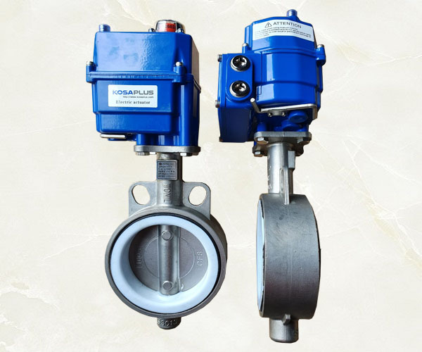 Van bướm inox điều khiển điện kosaplus