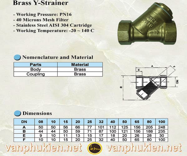 Cấu tạo y lọc đồng
