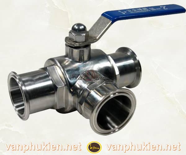 van bi vi sinh 3 cửa