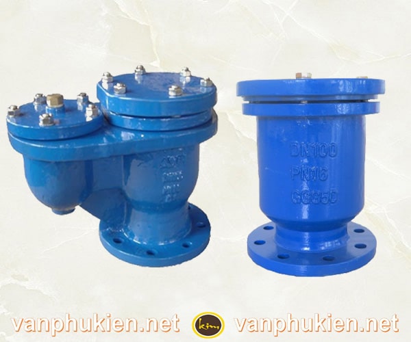Van xả khí mặt bích